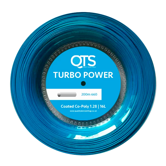 Turbo Power Coated Co-Polyester Tennis String (200m)