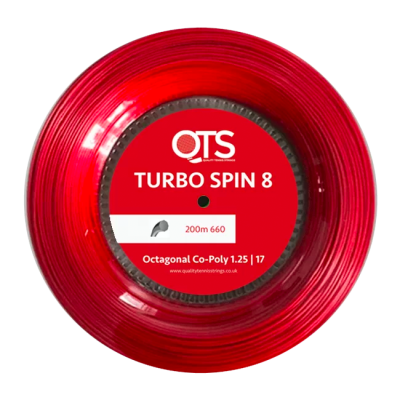 Turbo spin 8 Octagonal co poly tennis string