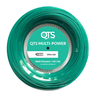 Multi power multi filament tennis string