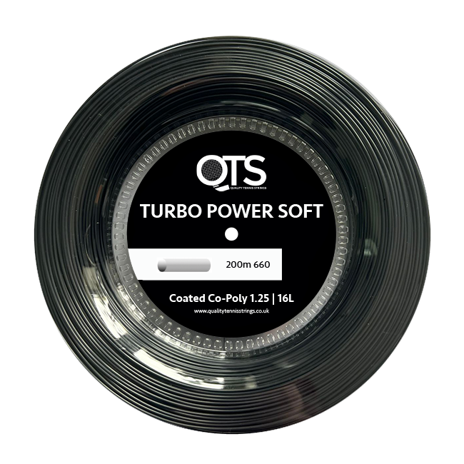 Turbo Power SOFT – Coated Co-Polyester Tennis String (200m)